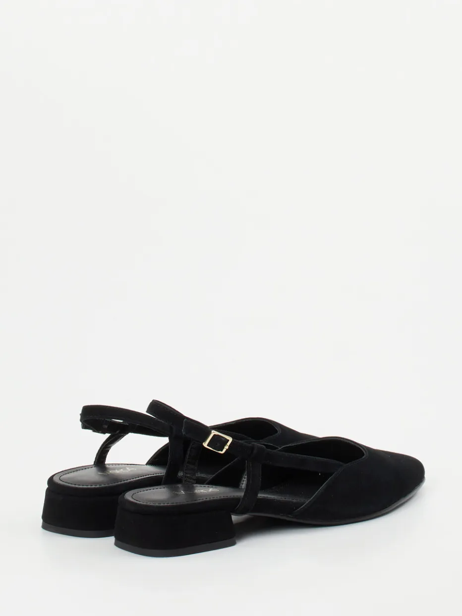 Damen Maripé – Slingback-Ballerinas aus Veloursleder