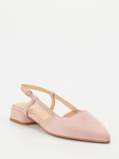 Damen Maripé – Slingback-Ballerinas aus Veloursleder