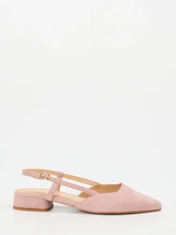 Damen Maripé – Slingback-Ballerinas aus Veloursleder