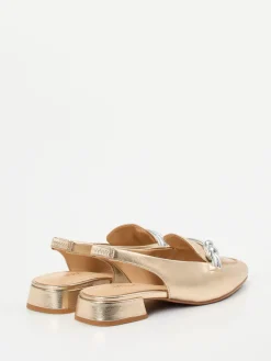 – Slingback-Loafer aus Metallicleder farben*Maripé Sale