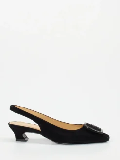 – Slingback-Pumps aus Veloursleder*Maripé Discount