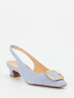 – Slingback-Pumps aus Veloursleder lavendel*Maripé New