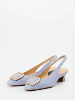 – Slingback-Pumps aus Veloursleder lavendel*Maripé New