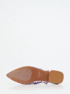 – Slingbacks aus Metallicleder mehrfarbig*Maripé Outlet