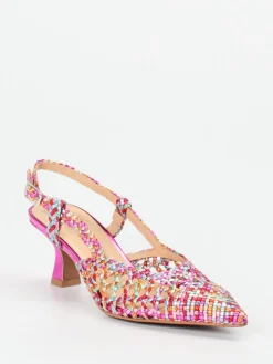 – Slingpumps aus Metallicleder color*Maripé Sale