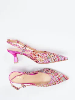 – Slingpumps aus Metallicleder color*Maripé Sale