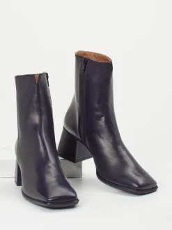 – Stiefeletten aus Kalbleder in Tiefviolett*Maripé Clearance