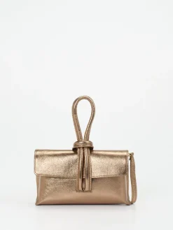 – Clutch aus Metallicleder in Bronzegold*Marlon Firenze Outlet