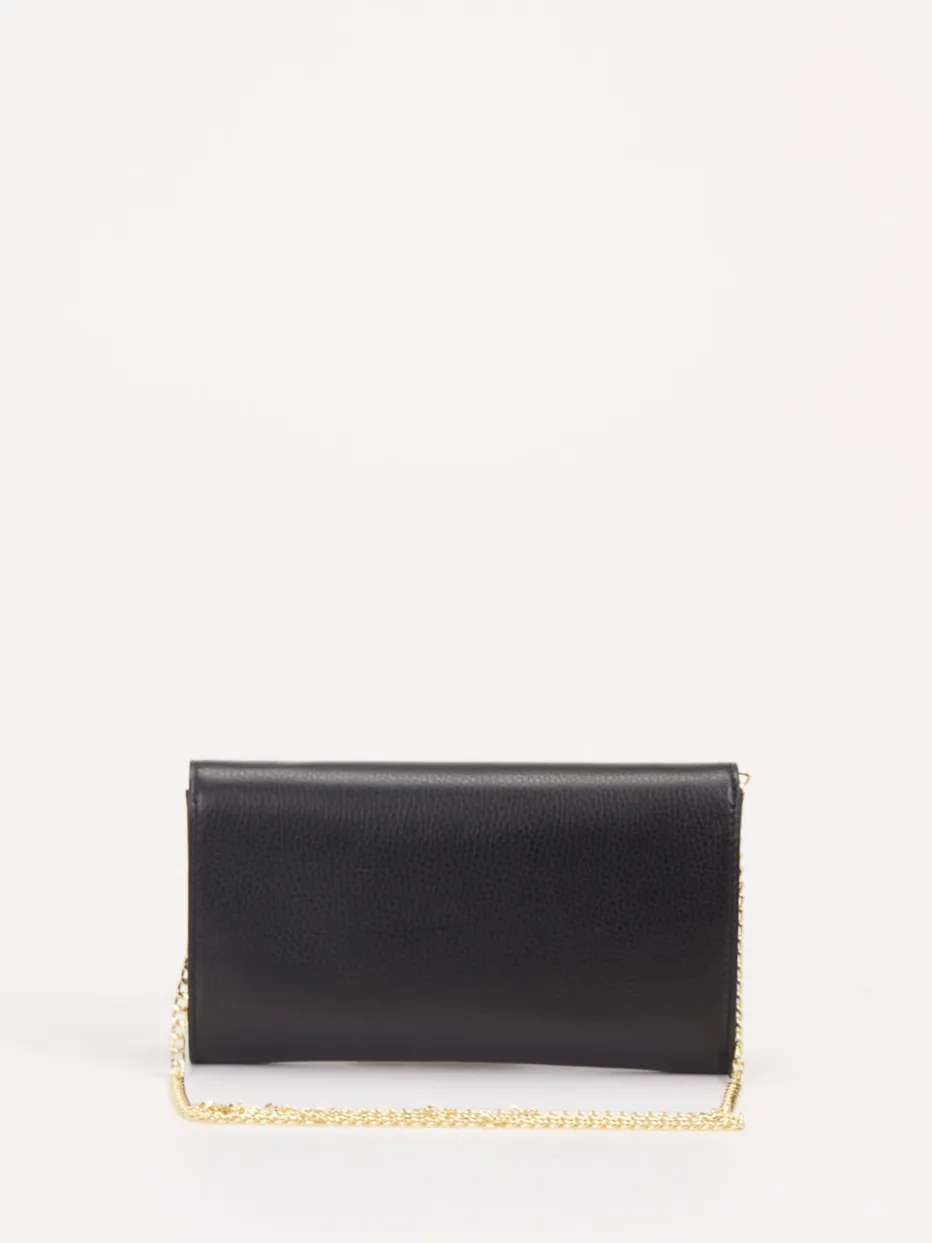 – Clutch aus Kalbleder mit Bambusverschluss*Marlon Firenze New