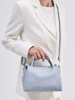 – Handtasche aus Kalbleder hell*Marlon Firenze