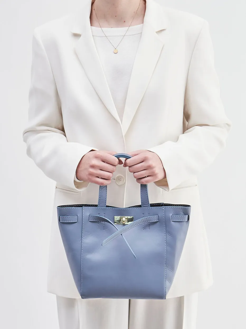 Damen Marlon Firenze – Handtasche aus Lammleder tauben