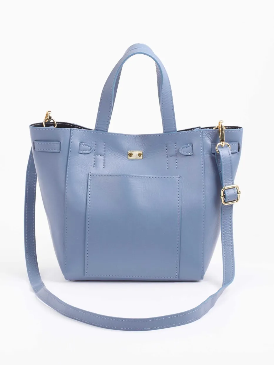 Damen Marlon Firenze – Handtasche aus Lammleder tauben