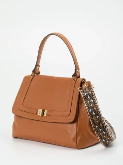 – Handtasche aus Lammleder Cognac*Marlon Firenze Sale