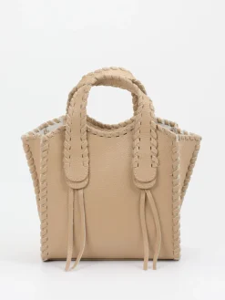 – Mini Tote Bag aus Kalbleder Taupe*Marlon Firenze New