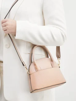 – Mini-Bag aus Kalbleder in Rosébeige*Marlon Firenze Discount