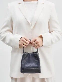 – Minitasche aus Kalbleder Dunkel*Marlon Firenze Hot