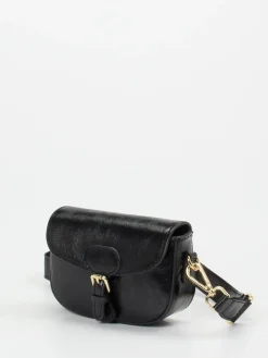 – Minitasche aus Metallicleder*Marlon Firenze