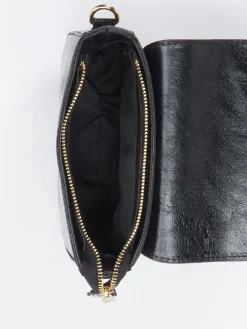 – Minitasche aus Metallicleder*Marlon Firenze