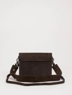 Damen Marlon Firenze – Schultertasche aus Kalbleder Dunkel