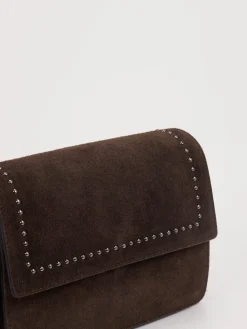 Damen Marlon Firenze – Schultertasche aus Kalbleder Dunkel