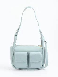 – Schultertasche aus Kalbleder Pastell*Marlon Firenze