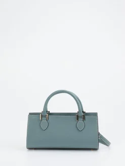 – Schultertasche aus Kalbleder grau*Marlon Firenze Hot