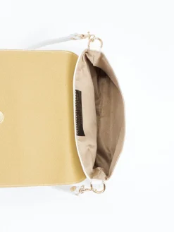 – Schultertasche aus Kalbleder Offwhite*Marlon Firenze Outlet