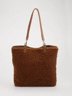 – Shopper aus Textil in Teddy-Optik*Marlon Firenze Clearance