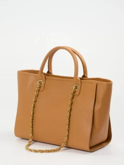 – Shopper aus Kalbleder Cognac*Marlon Firenze Discount