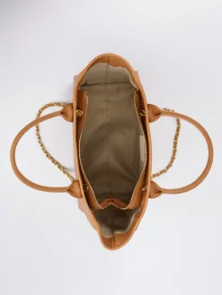 – Shopper aus Kalbleder Cognac*Marlon Firenze Discount