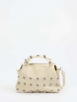 – Top Handle Bag aus Kalbleder Creme*Marlon Firenze Clearance