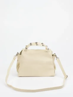– Top Handle Bag aus Kalbleder Creme*Marlon Firenze Clearance