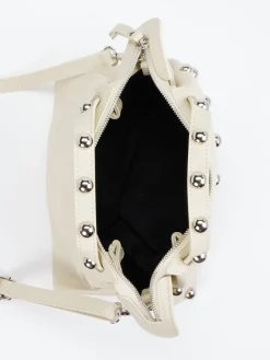 – Top Handle Bag aus Kalbleder Creme*Marlon Firenze Clearance