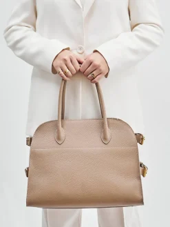 – Tote Bag aus Kalbleder in Taupe*Marlon Firenze Sale