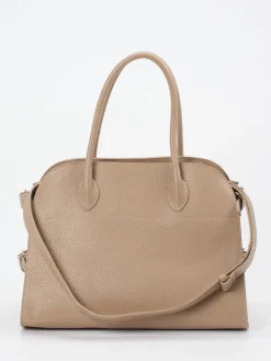 – Tote Bag aus Kalbleder in Taupe*Marlon Firenze Sale