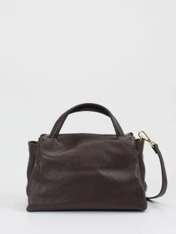 – Umhängetasche aus Kalbleder Dunkelbraun*Marlon Firenze Hot