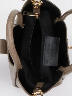 Damen Marlon Firenze – Umhängetasche aus Leder in Taupe