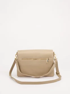 – Umhängetasche aus Kalbleder taupe*Marlon Firenze Online