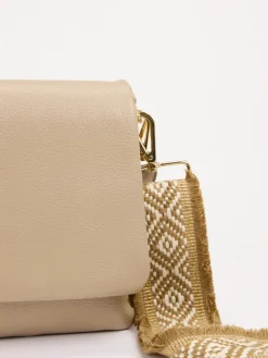 – Umhängetasche aus Kalbleder taupe*Marlon Firenze Online