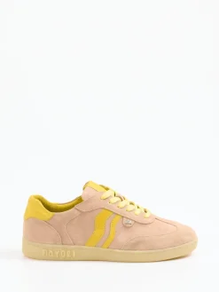 – Sneaker aus Veloursleder in Sandbeige*Mayori Discount