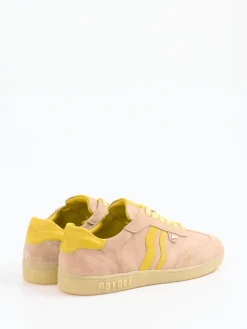 – Sneaker aus Veloursleder in Sandbeige*Mayori Discount