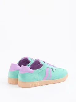 Damen Mayori – Sneaker aus Veloursleder Mintgrün