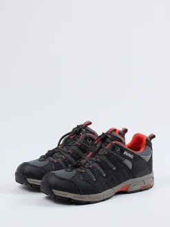 Kinder Meindl – Wanderschuh aus Veloursleder und Mesh anthrazit