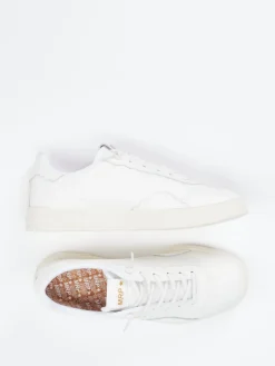 Damen MRP – Low-Top Sneaker aus Kalbleder Offwhite