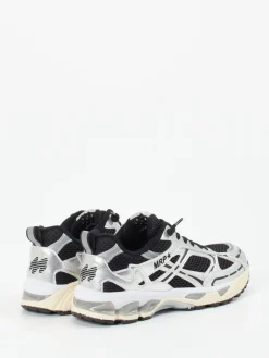 – Low-Top Sneaker aus Metallic-Mesh*MRP