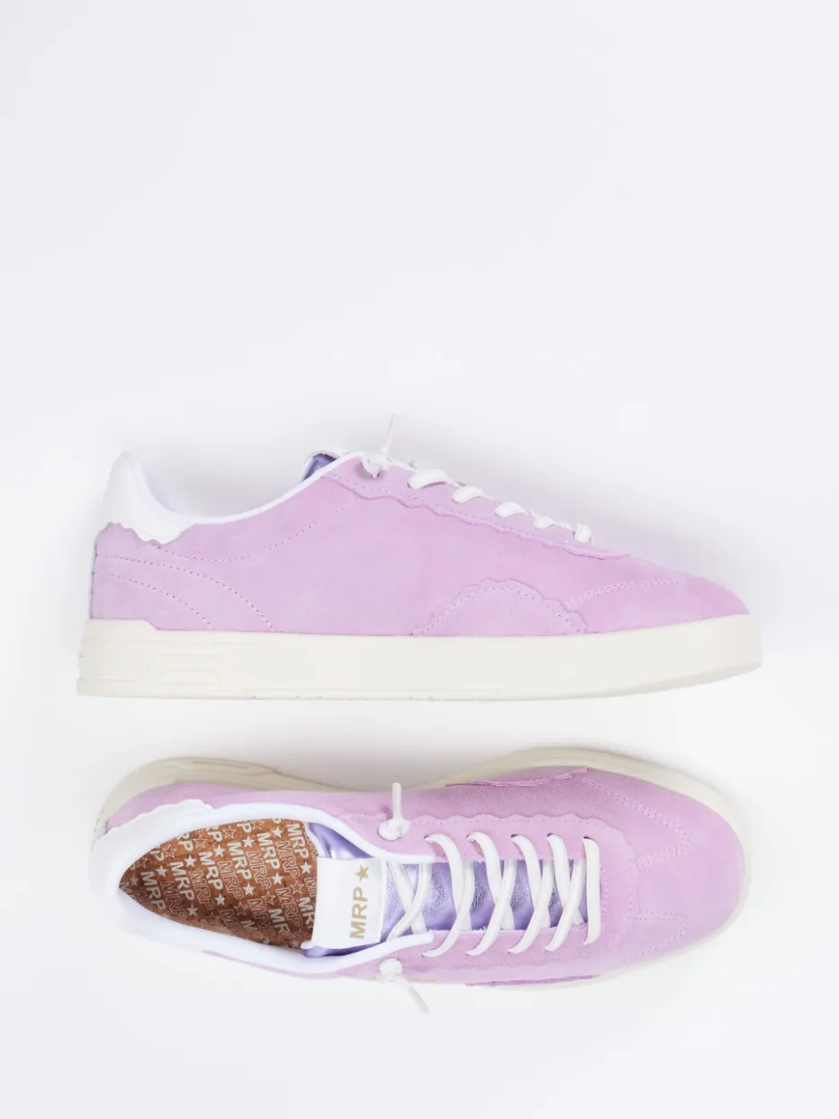 – Low-Top Sneaker aus Veloursleder Flieder*MRP Outlet