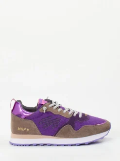 – Retro-Sneaker aus Velour/Textil in Violett*MRP Best
