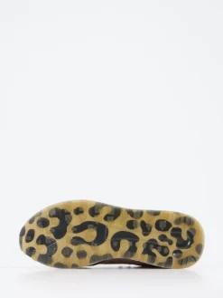 Damen MRP – Retro-Sneaker aus Veloursleder Beige