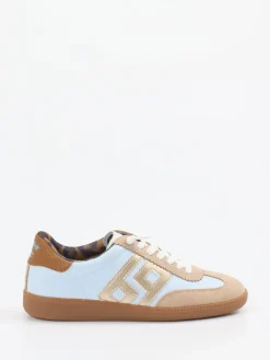 – Retro-Sneaker aus Veloursleder in Pastell*MRP New