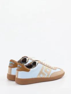 – Retro-Sneaker aus Veloursleder in Pastell*MRP New